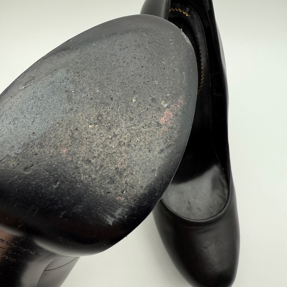 YSL PLATFORM ROUND TOE PUMPS SIZE 40.5 - Picture 6 of 6